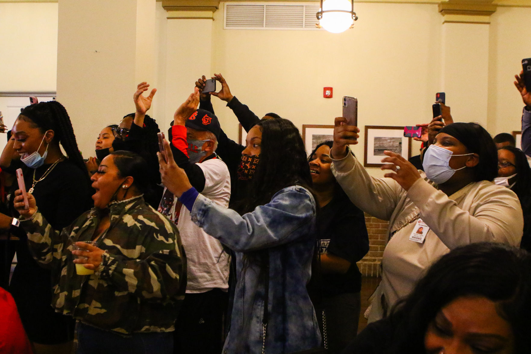 Dana Evans WNBA draft viewing party